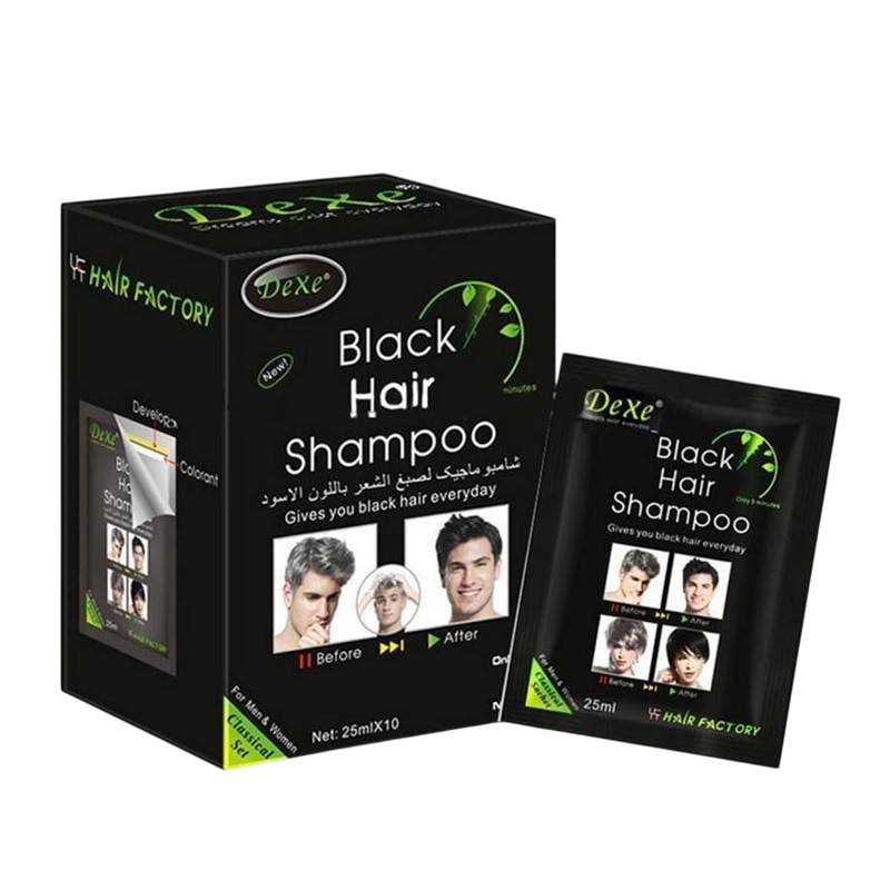 Dexe Black Hair Shampoo 25ML*10